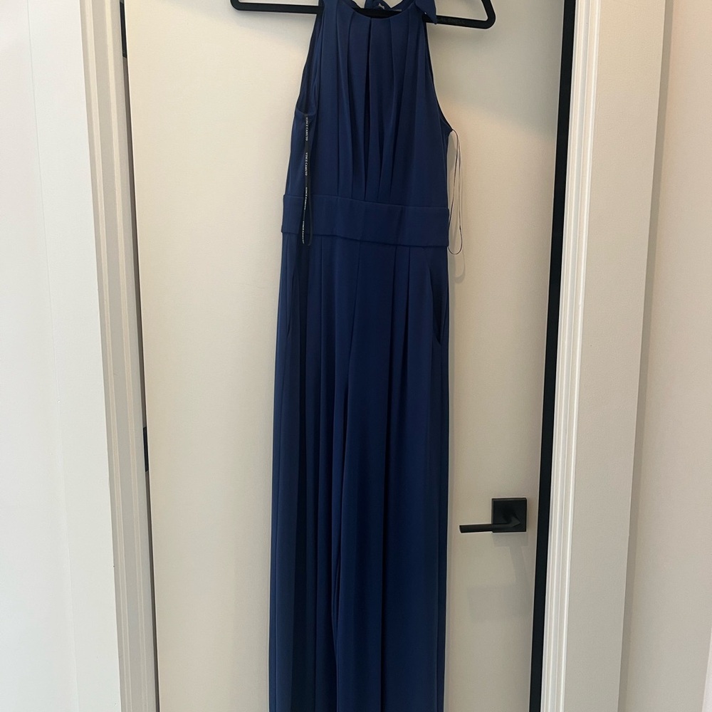 Chic Navy Halter Jumpsuit